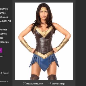 Premium Warrior Wonder Woman Costume